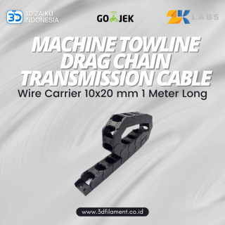 Machine Towline Drag Chain Transmission Cable Wire Carrier 10x20 mm 1 Meter Long for 3D Printer CNC Router